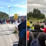 Paralizan faenas en central Rucalhue tras manifestaciones de trabajadores, Diario La Tribuna