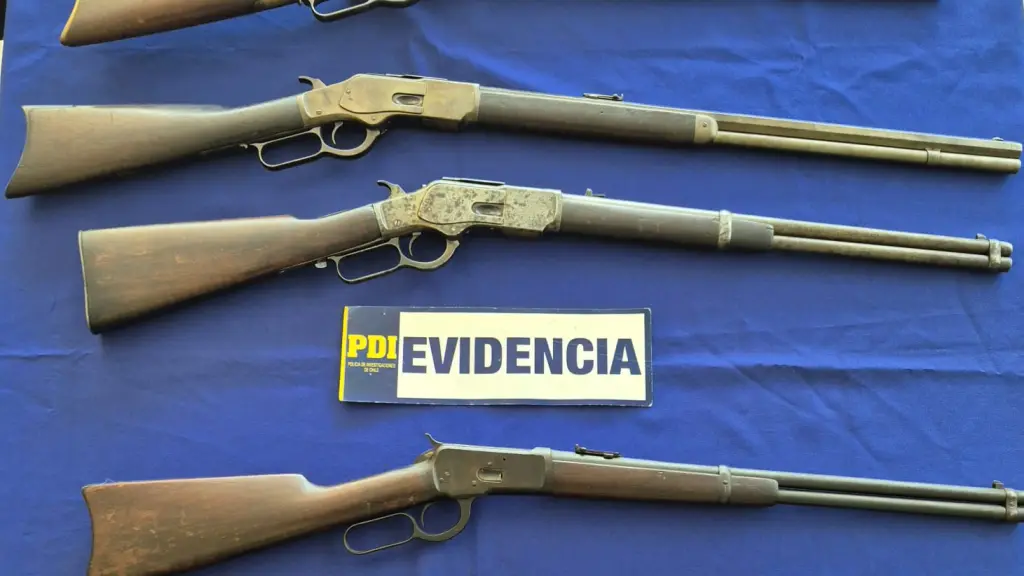 Escopetas incautadas, PDI Araucanía