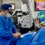 Primeras cirugías oftalmológicas con injertos de membrana amniótica obtenida de pacientes del mismo hospital, Hospital de Los Ángeles