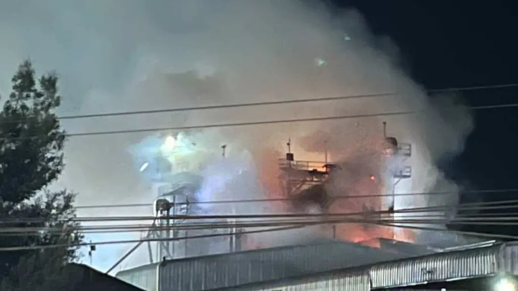 Incendio en planta Ecomas de Los Ángeles, Cedida