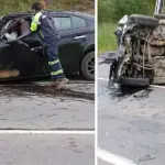 AHORA: Adulta mayor falleció tras grave colisión vehícular en Laja, Diario La Tribuna