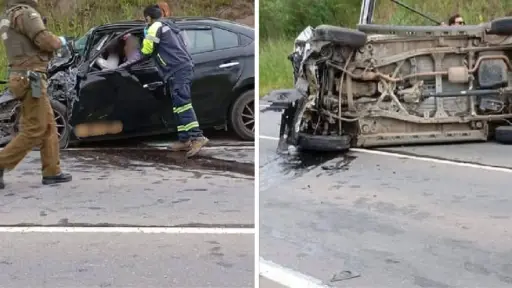 AHORA: Adulta mayor falleció tras grave colisión vehicular en Laja