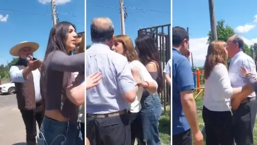 Tensa situación entre alcalde de Los Ángeles y consejero regional en inauguración de feria en Santa Fe