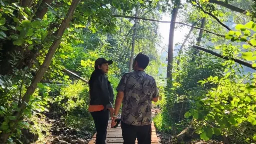 Marcha blanca del Parque Natural La Cantera abre paso al turismo sustentable en los Saltos del Laja