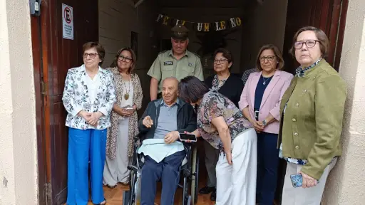 101 años: Carabineros festeja a su servidor más longevo en la provincia de Biobío