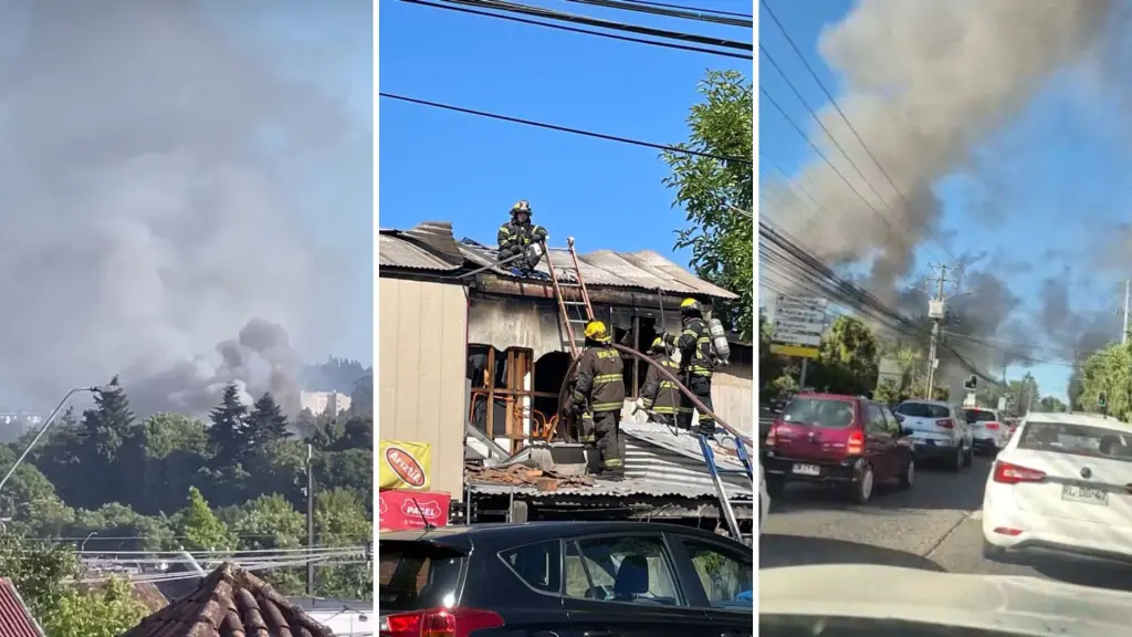 Tres viviendas resultaron dañadas en incendio en Los Ángeles, Diario La Tribuna