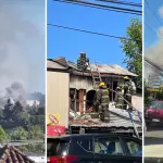 Tres viviendas resultaron dañadas en incendio en Los Ángeles, Diario La Tribuna