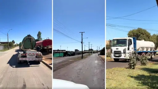 Aplican 50 mil litros de matapolvo en Villa Génesis en el inicio de trabajos en Los Ángeles