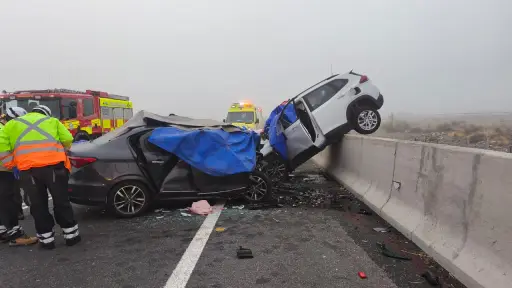 Tres fallecidos y dos lesionados deja violento accidente en San Felipe