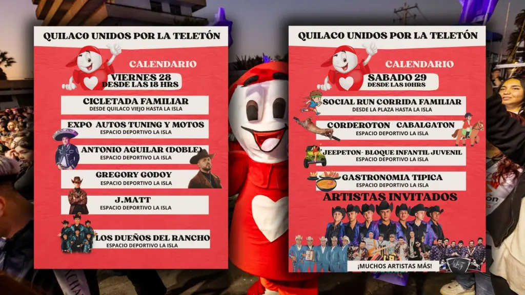 Quilaco se prepara para vivir un mega evento de dos días para la Teletón 2025, Diario La Tribuna