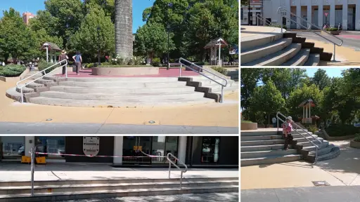 Plaza de Armas y edificio consistorial cuentan con nuevos pasamanos en Los Ángeles