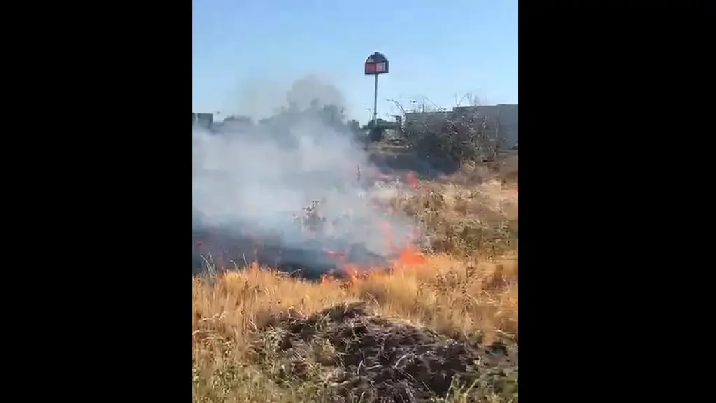 Nuevamente incendio de pastizales en Villa Monte Cea, Cedida