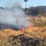 Nuevamente incendio de pastizales en Villa Monte Cea, Cedida