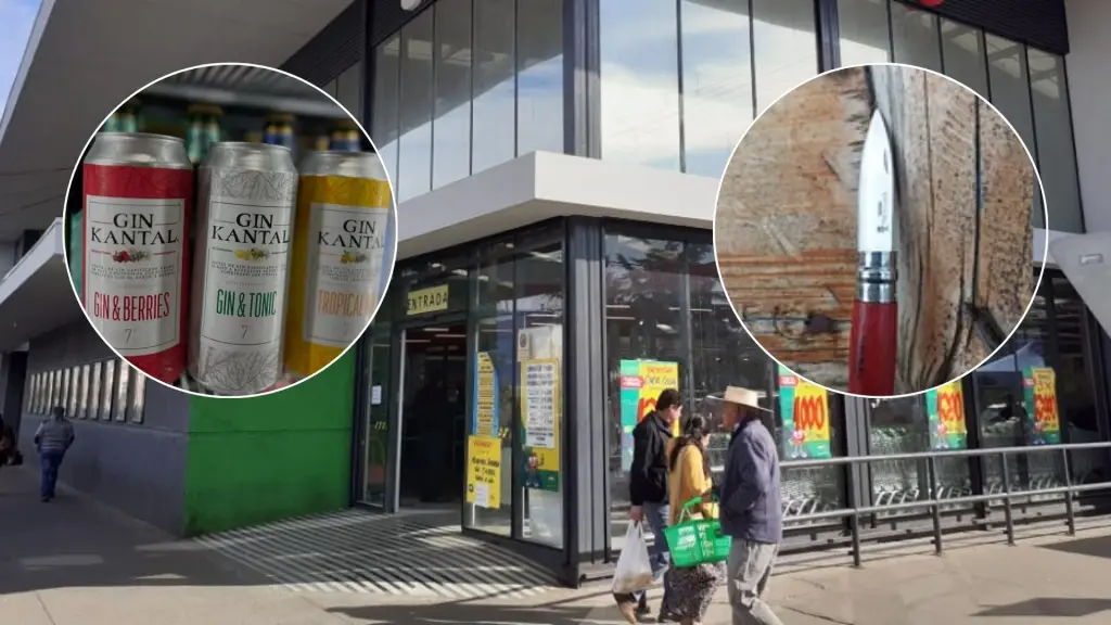 Hombre fue detenido por robar licor y bebidas energéticas de un supermercado de Mulchén, La Tribuna