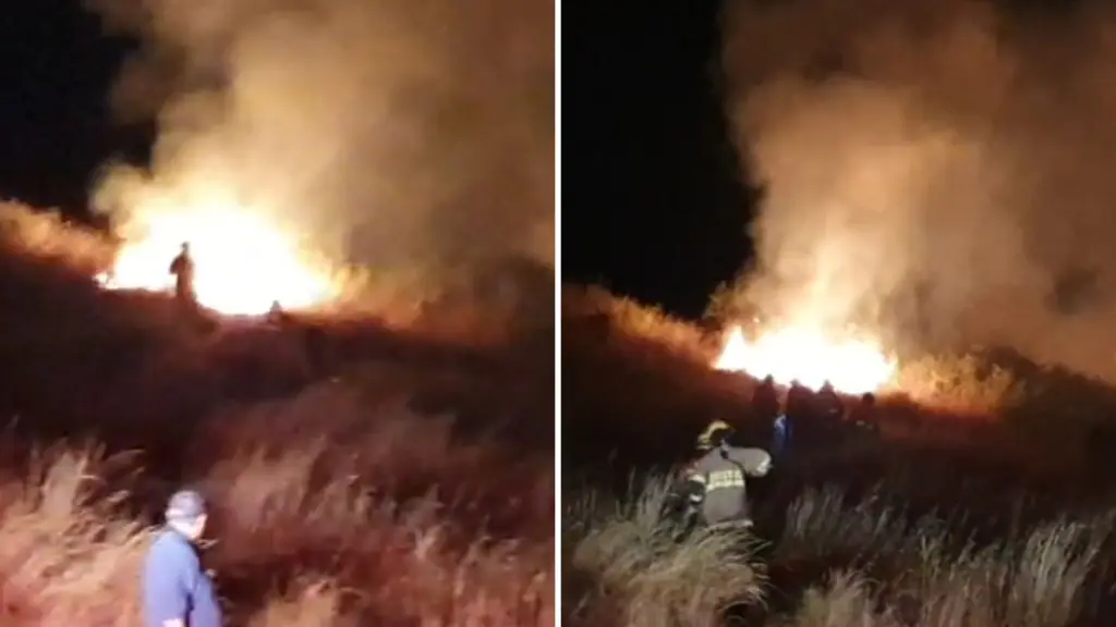 Incendio en Población Altos de Laja , Emergencias Laja
