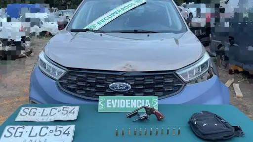 Cinematográfica persecución finaliza con cuatro arrestos y la recuperación de vehículo