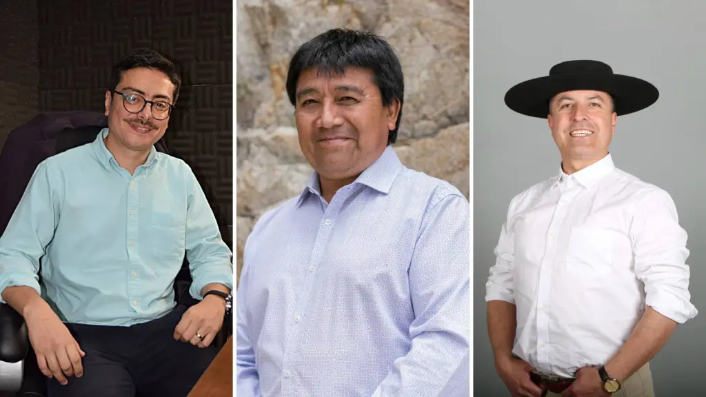 Adolfo Millabur, Fernando Peña y Mario Gierke