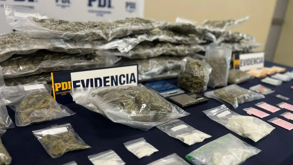 Operativos antidrogas efectuados en Temuco., PDI Araucanía