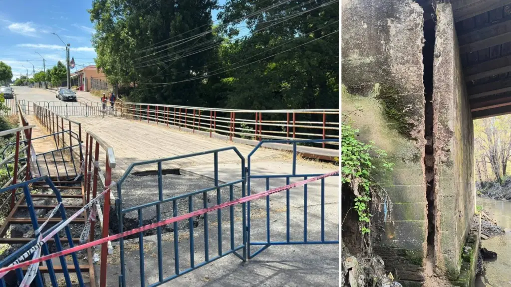 Puente Los Carrera en Yumbel