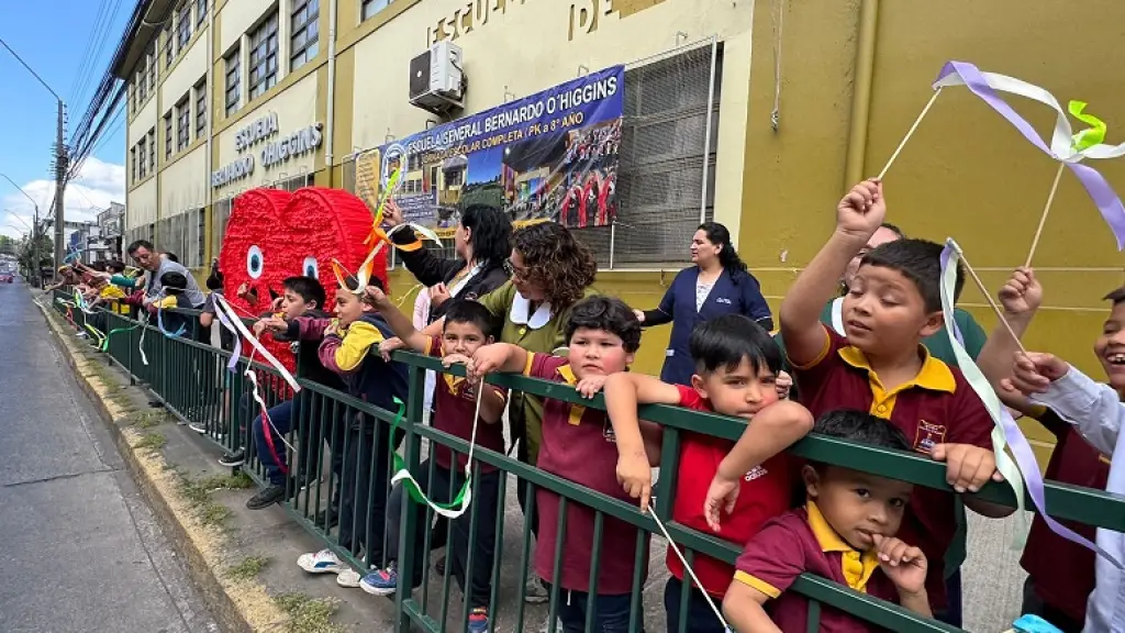 Escuela O'Higgins de Los Ángeles apoya la Teletón, Cedida