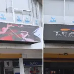 Instalan pantalla LED en el frontis del Teatro Municipal de Los Ángeles, La Tribuna