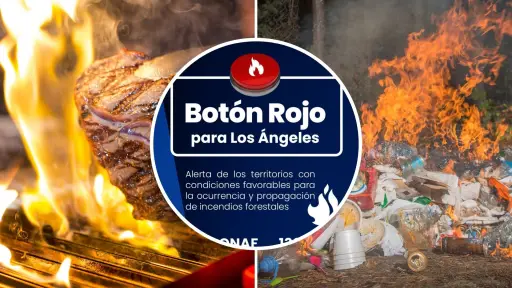 Los Ángeles en Botón Rojo por alto riesgo de incendios