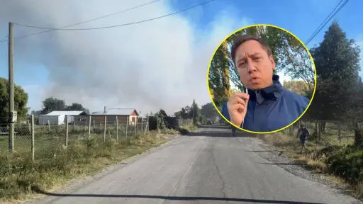 Fuchslocher por incendio forestal en Santa Fe: 