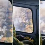 60 hectáreas afectadas y Alerta Roja vigente en Los Ángeles