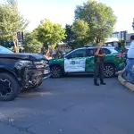 Accidente entre camioneta y patrulla de Carabineros en Los Ángeles, La Tribuna