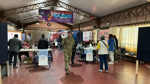 Proceso electoral avanza sin incidentes en el establecimiento José Manso de Velasco de Los Ángeles