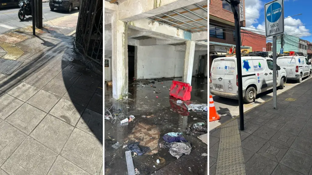 AHORA: Emergencia sanitaria por colapso de alcantarillado afecta a locales en pleno centro de Los Ángeles, Diario La Tribuna