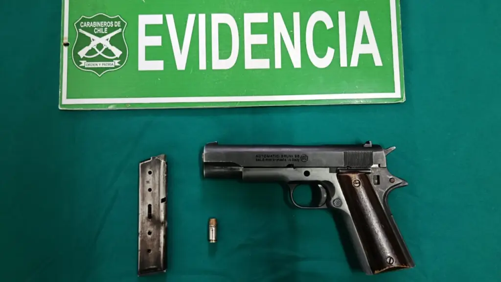 Arma de fuego incautada a joven de 16 años, Patrulla Foco