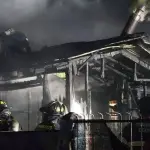 El siniestro ocurrió en horas de la madrugada de este jueves., Mcdtelevision Osorno.