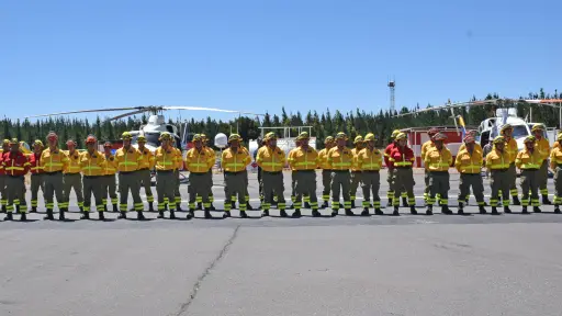 CMPC realiza su mayor despliegue contra el fuego: mil brigadistas y 21 aeronaves para la región