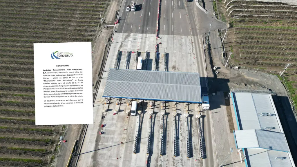 Concesionaria Ruta Nahuelbuta: fecha de cobro de peajes del tramo A se informará con “debida anticipación” a los usuarios