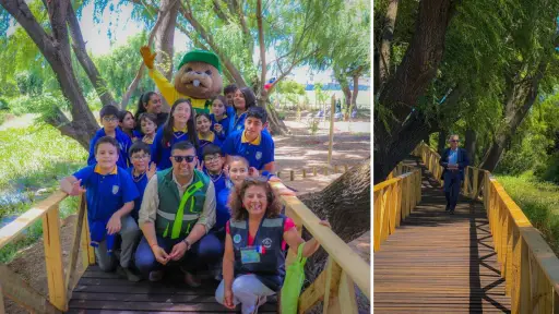 Inauguran nuevo sendero y plan de arborización en el Humedal El Indio en Yungay