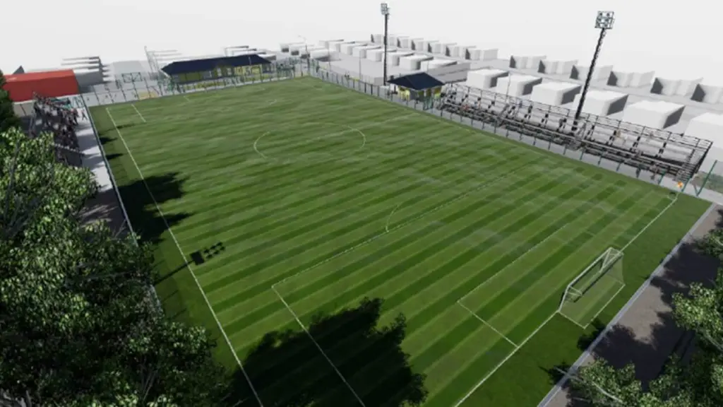 Entre los proyectos figuran nuevas canchas de pasto sintético. / Municipalidad de Los Ángeles