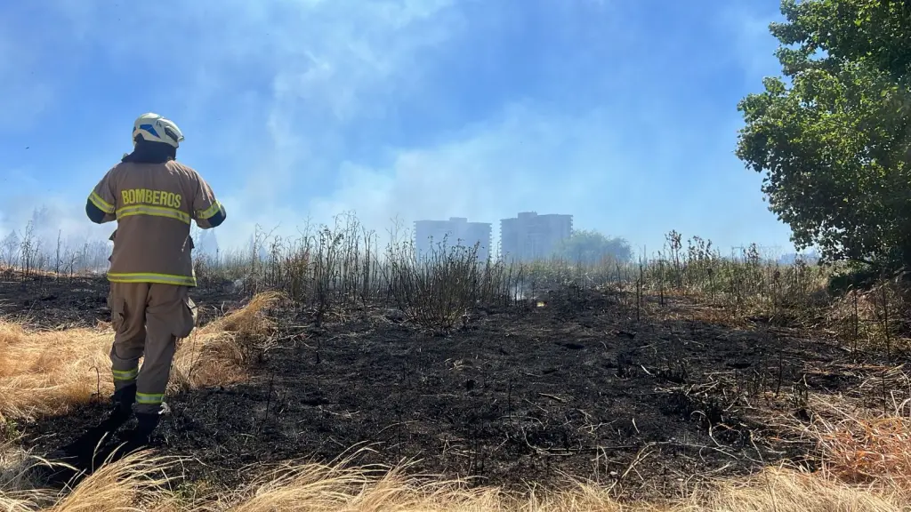 Un sitio eriazo de avenida Cordillera con Colo-Colo sigue acumulando llamados por fuego. Bomberos ha debido responder con rapidez debido a la cercanía con zonas habitadas, Esteban Sepúlveda | La Tribuna