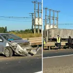 Accidente en la Ruta 5 Sur dejó dos vehículos con daños de consideración en San Carlos de Purén, La Tribuna