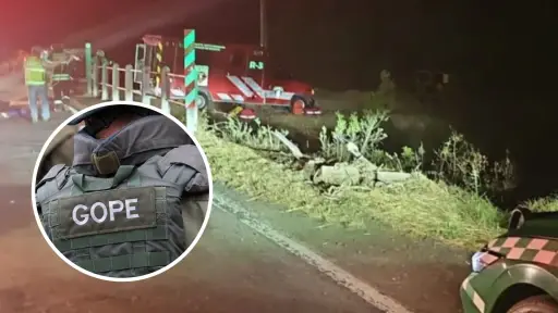 GOPE acude a Quilaco y se suma a la búsqueda de hombre desaparecido tras accidente de tránsito