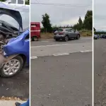Accidente múltiple deja un lesionado en la ruta Los Ángeles–Quilleco, La Tribuna