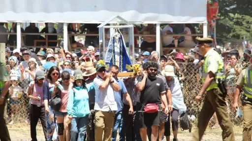 Miles de peregrinos participaron en festividad de la Virgen de la Purísima en San Carlos de Purén