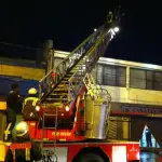 Carro escalera telescópica sexta compañía Los Ángeles, CBLA