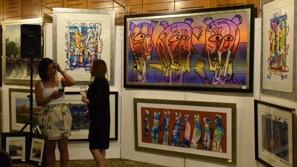 Muestra de arte en beneficio de María Ayuda en Hotel Four Points Los Ángeles. / Diario La Tribuna