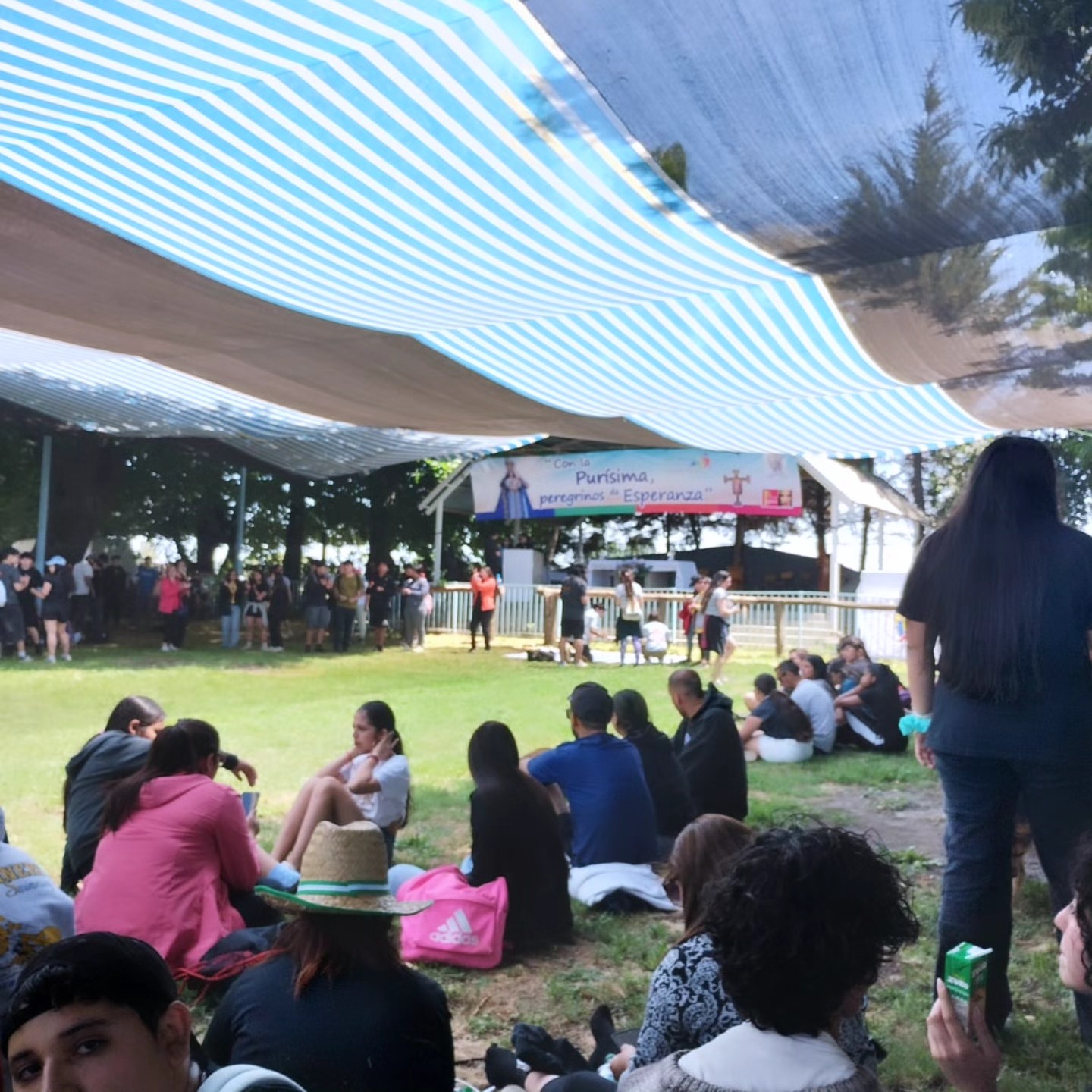 Miles de peregrinos transformaron el santuario en un encuentro de devoción viva. / RRSS