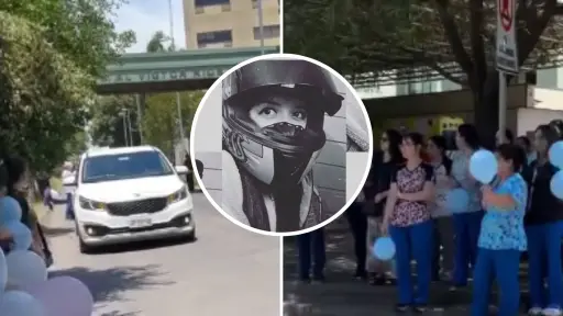 Funcionarias del Hospital de Los Ángeles despidieron a joven atropellada por conductor ebrio