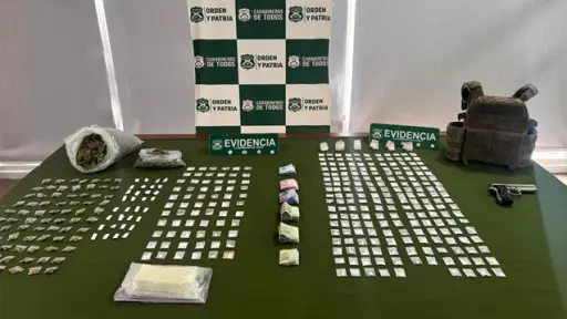 Carabineros desmantela organización criminal en Los Ángeles
