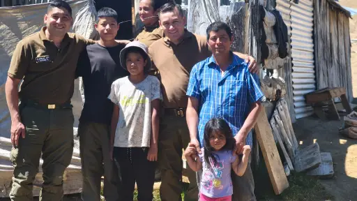 Carabineros refuerza trabajo comunitario en Antuco con prevención del abigeato y actividad solidaria