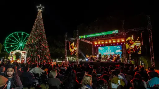 Exitosa evaluación del Parque Navideño de Laja consolida una nueva tradición familiar en la comuna