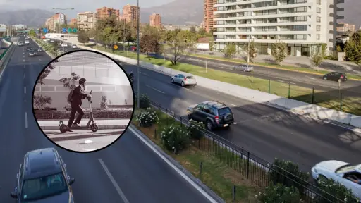  Muere conductor de scooter tras violento choque en Las Condes